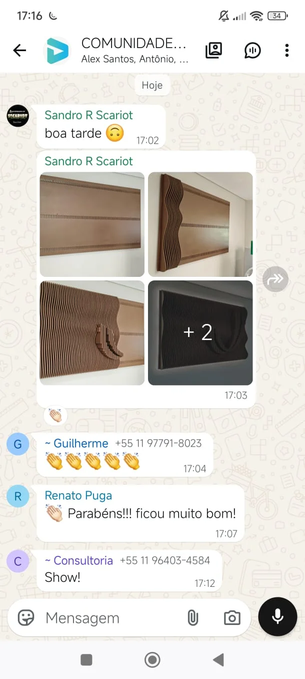 Avaliação de aluno no WhatsApp