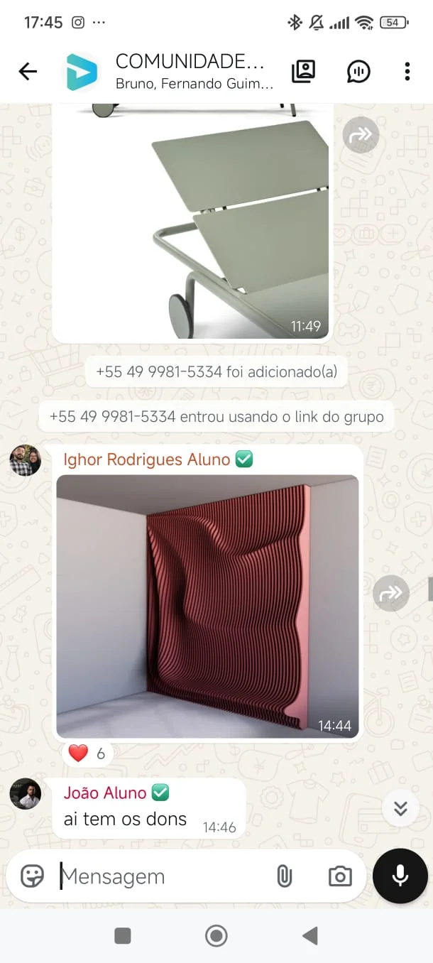 Avaliação de aluno no WhatsApp 03