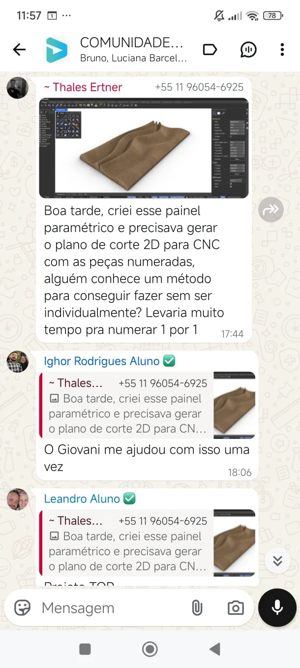 Avaliação de aluno no WhatsApp 20
